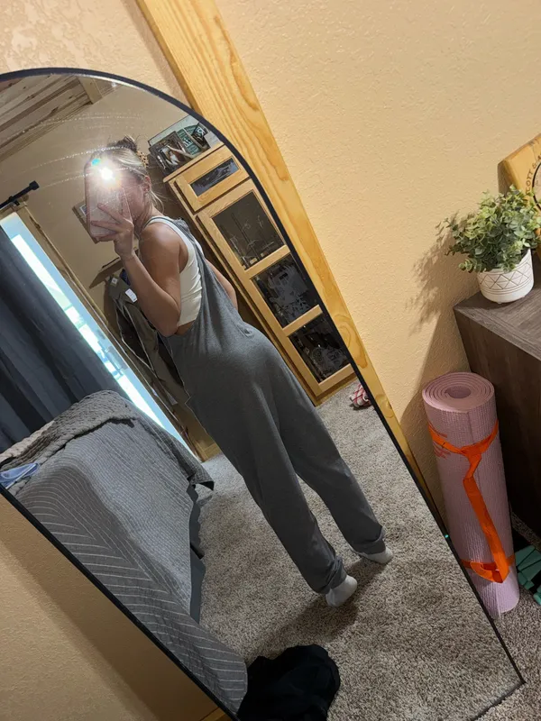 Shein Jumpsuit Grey Small - Image 2