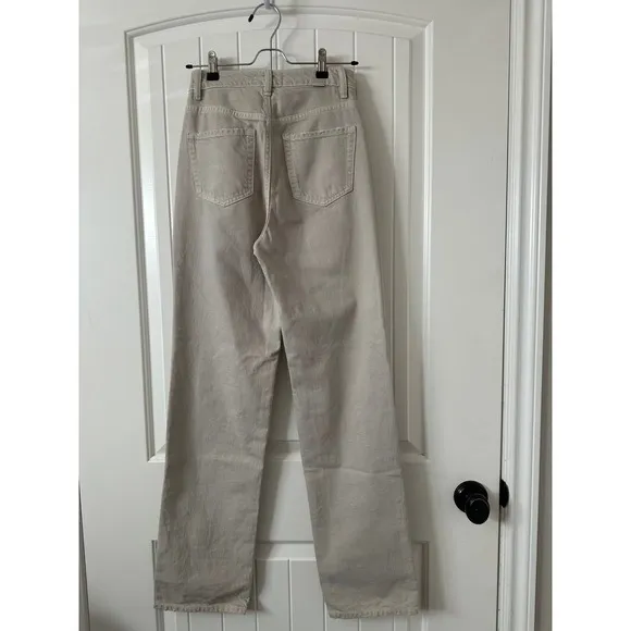 PacSun 90's Boyfriend Beige Distressed Jeans Size‎ 24 - Image 2