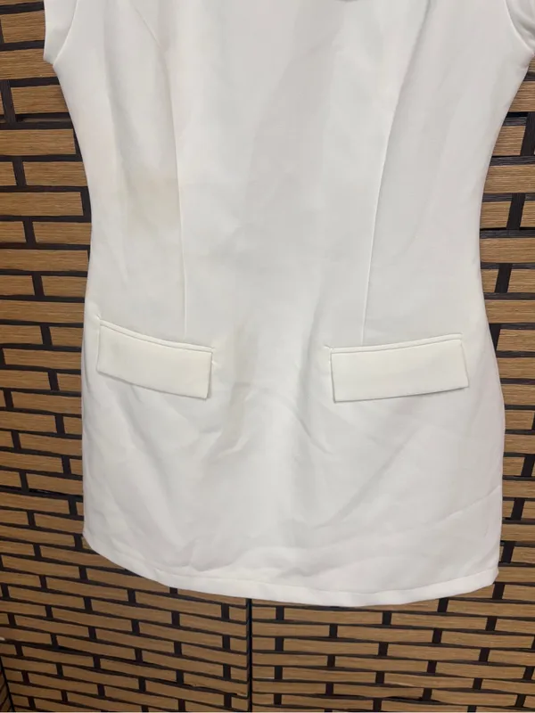 Angel biba white dress size large - Image 7