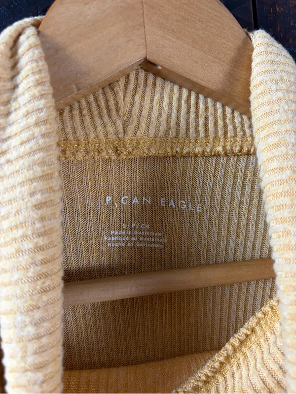 American Eagle Fall Colors Drapey Thermal Long Sleeve Turtleneck Small - Image 7