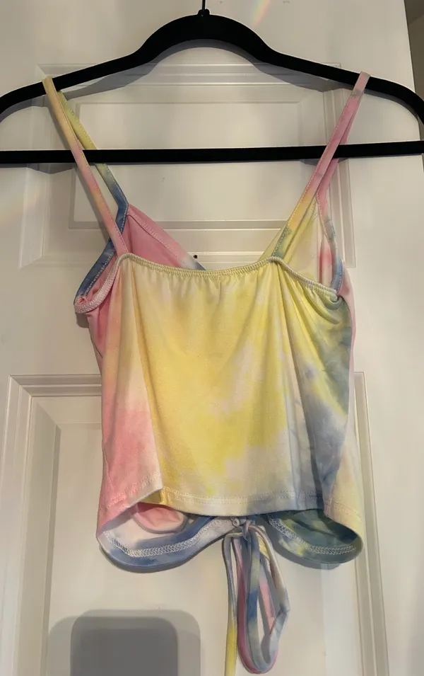 Multi Color Sinched Tank Top - Image 3