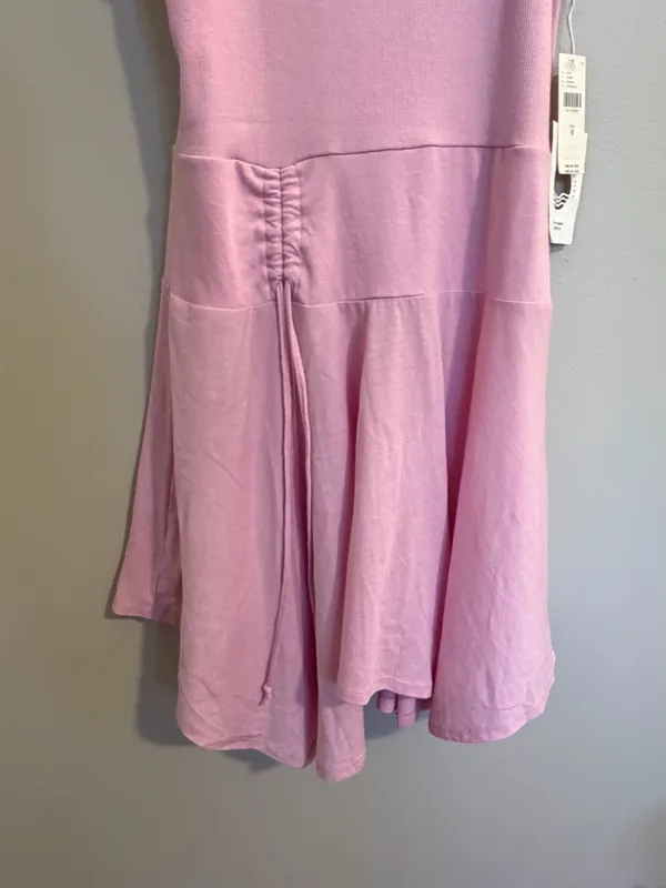 Daily Practice Half Pipe Mini Dress Pink Size M - Image 6