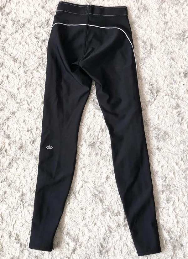 Alo Airlift High-Waist Suit Up Legging Black/White XS - Image 9