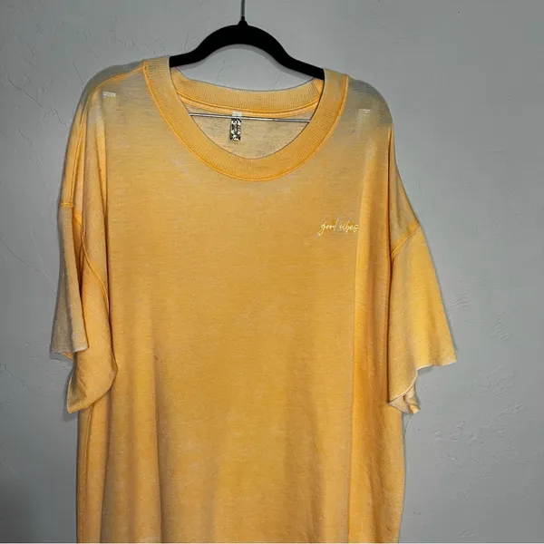 Intimately Free People‎ Cozy Cool Girl Sleep Knit Creamsicle Oversized Top - Image 3