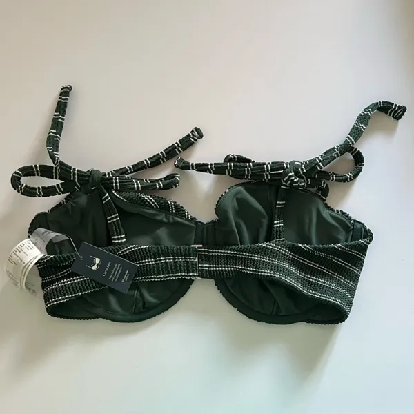 {Abercrombie & Fitch} Brand New Curve Love Tie-Strap Underwire Bikini Top - Image 9
