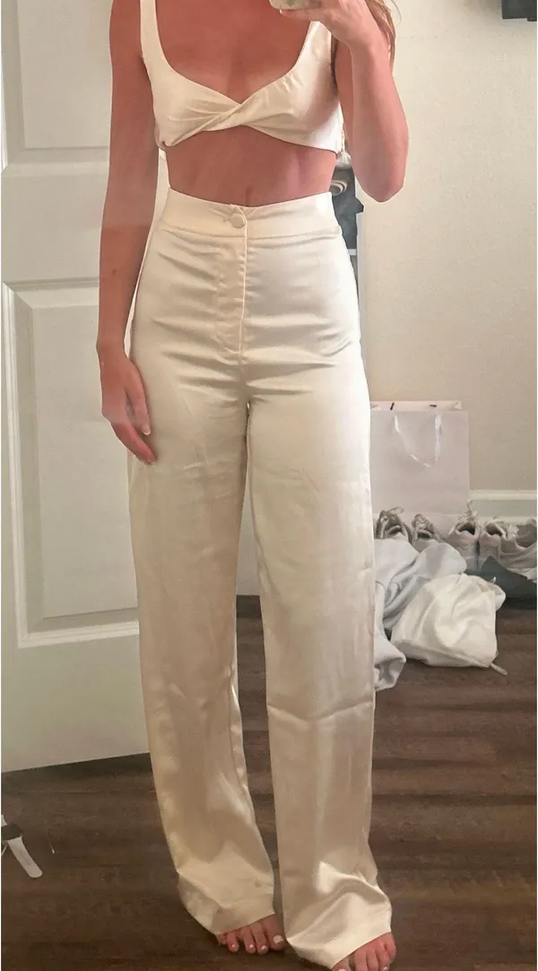 Two Piece Satin Set - Image 5