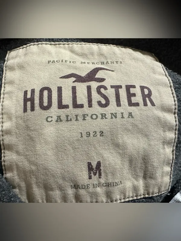 Y2k Hollister California Surf Finals full-zip fleece hoodie sweatshirt size M - Image 7