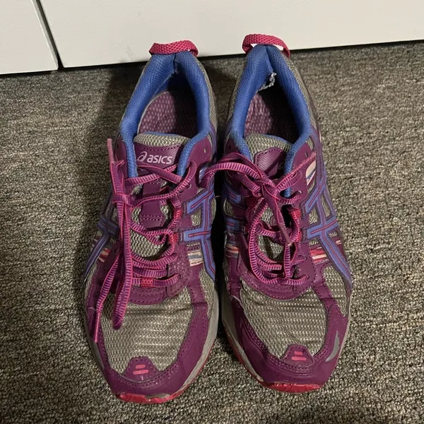 ASICS Purple Gel Venture 5 Lace Up Running Sneakers Size 9 US - Image 3