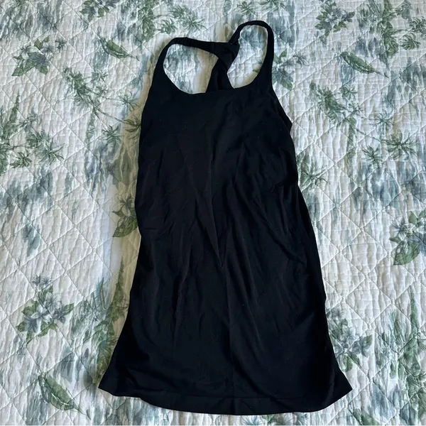 Bebe Twisted Racerback Tank Top Black S Long Stretchy - Image 4
