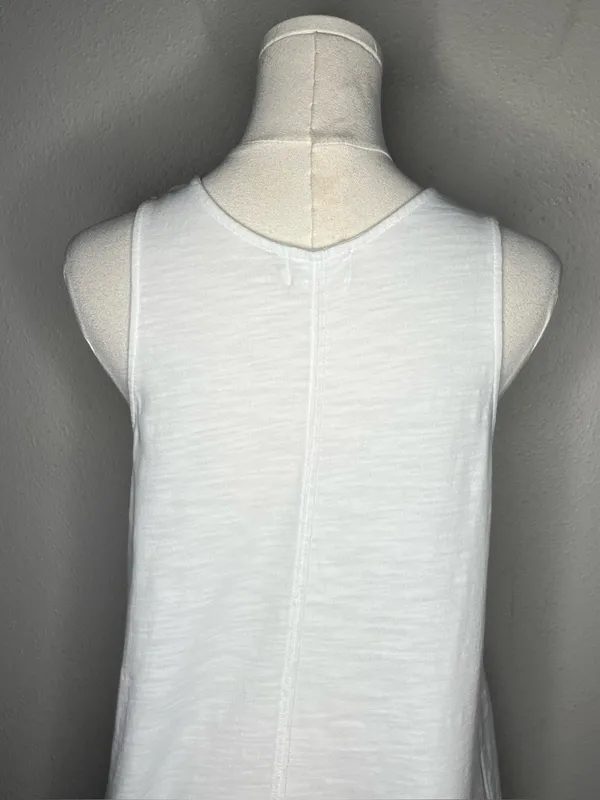 Nation LTD Phoebe Sleeveless A Line Mini Dress in Optic White - Image 5