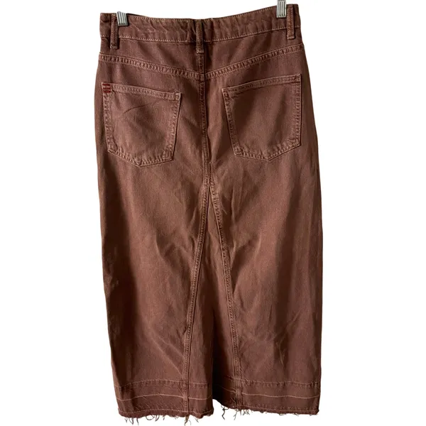 Urban Outfitters Mandi Denim Long Maxi Skirt Small Women’s Wine - Image 3
