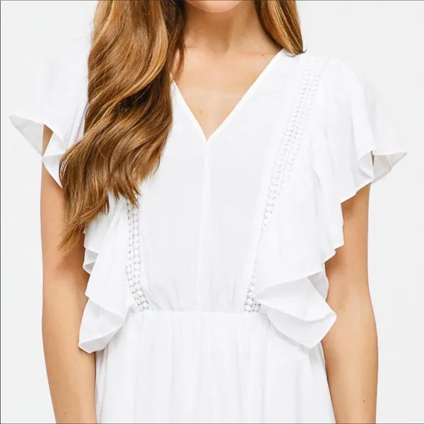 A New Day dress nwot white Victorian style XL - Image 16