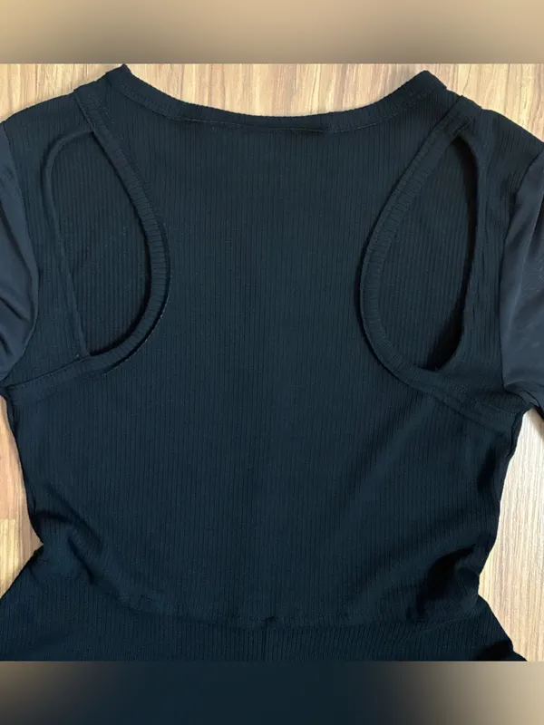 Killstar Ribbed Knit Dress with Thumbholes & Cutout Detail S - Image 8