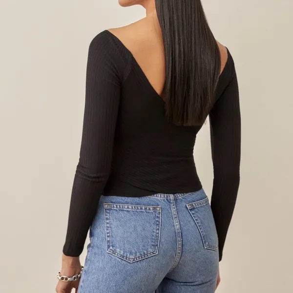 Reformation Minnie Knit Top - Image 3
