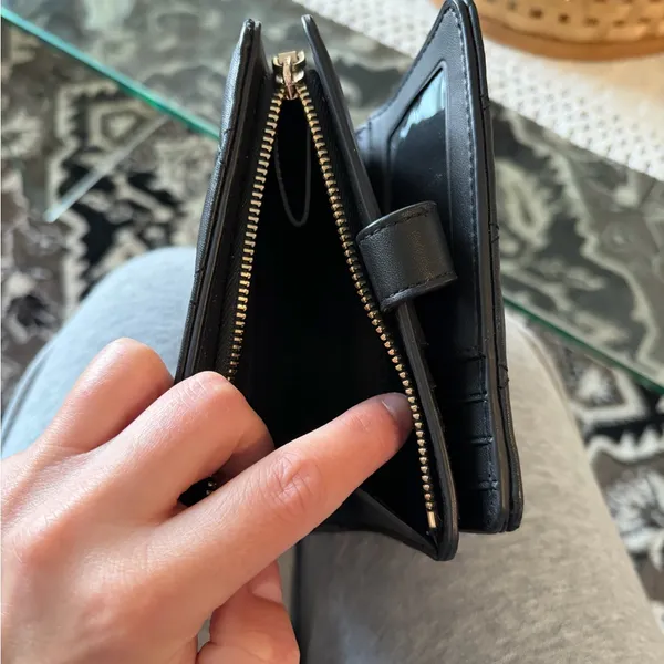Kate Spade Quilted Black Wallet - Image 4