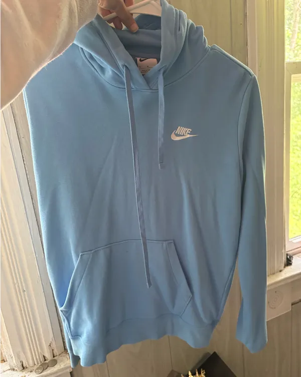 Baby Blue Nike Hoodie - Image 3