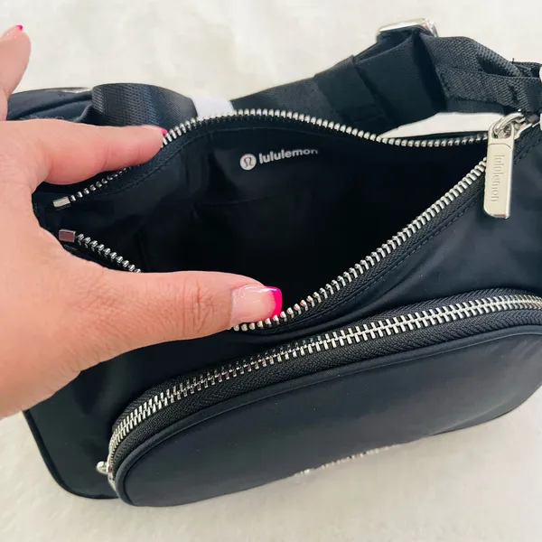 Lululemon Black Crossbody Bag with Nano pouch - Image 5