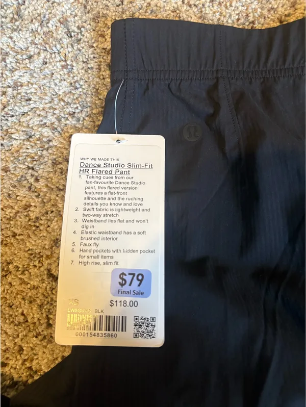 Lululemon studio slim fit HR flared pants - Image 3