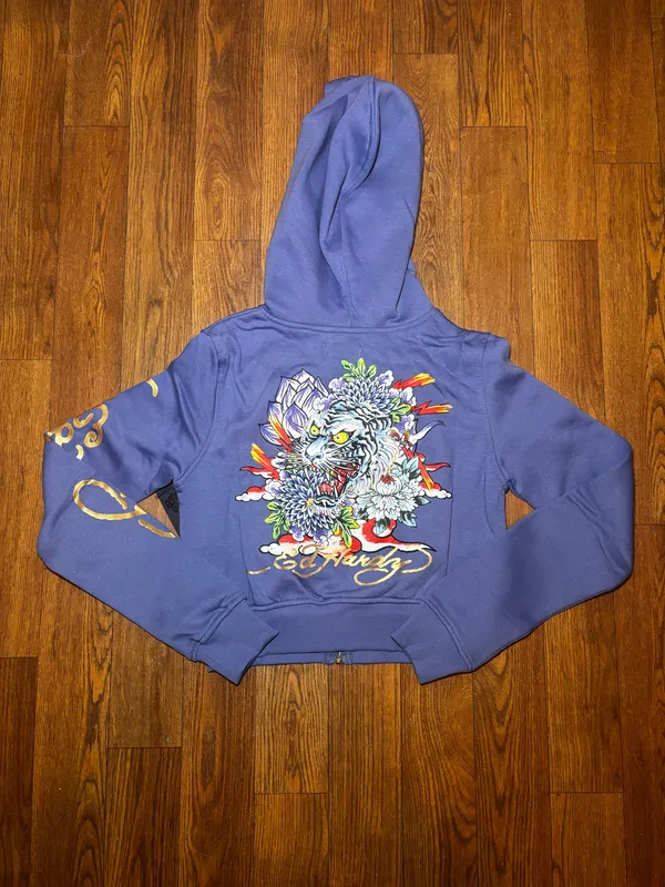 Blue Ed Hardy Jacket - Image 2