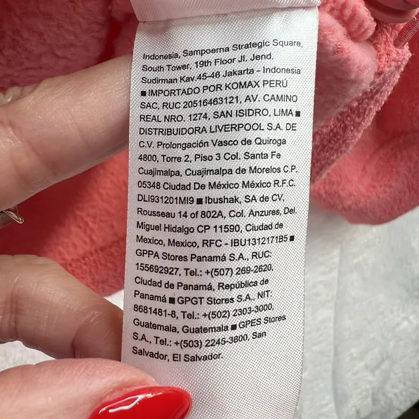 Old Navy XL Long Sleeve Half Zip‎ Oversized Textured Sweatshirt Women's Pink - Image 9