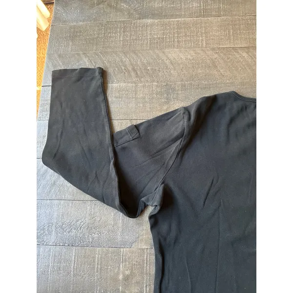 Lauren Ralph Lauren Women's Black Arm Pocket Long Sleeve Tee‎ Size XL - Image 8