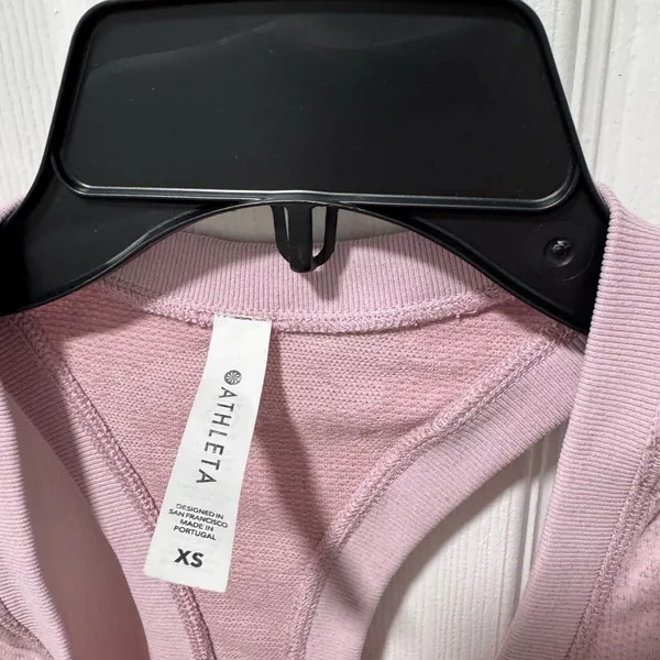 Athleta Pink Racerback Tank Top - Image 3