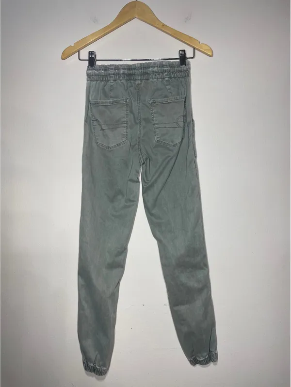 American Eagle Cargo Jogger Green Utility Streetwear Y2K 2 - Image 4