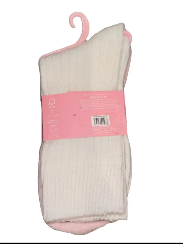 Juicy Couture Pink Boot Socks‎ 2 Pair Super Soft Cozy Socks NWT - Image 5