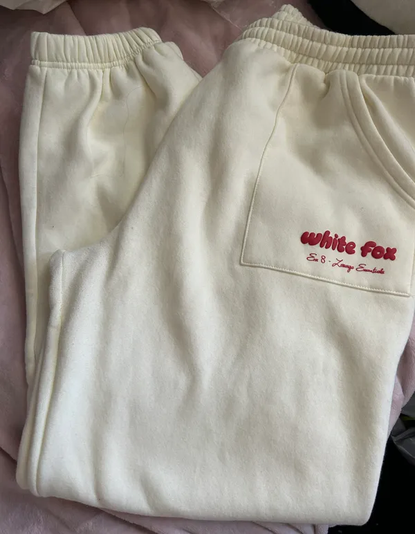 White Fox Sweatpants - Image 3