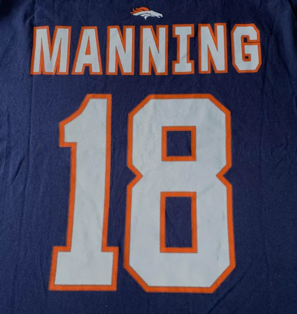 Denver Broncos Manning BLUE T - Image 5