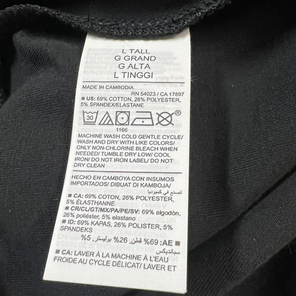 Old Navy Pants Women L Tall Black Dynamic Fleece High Rise Wide Leg Sweat Lounge - Image 10