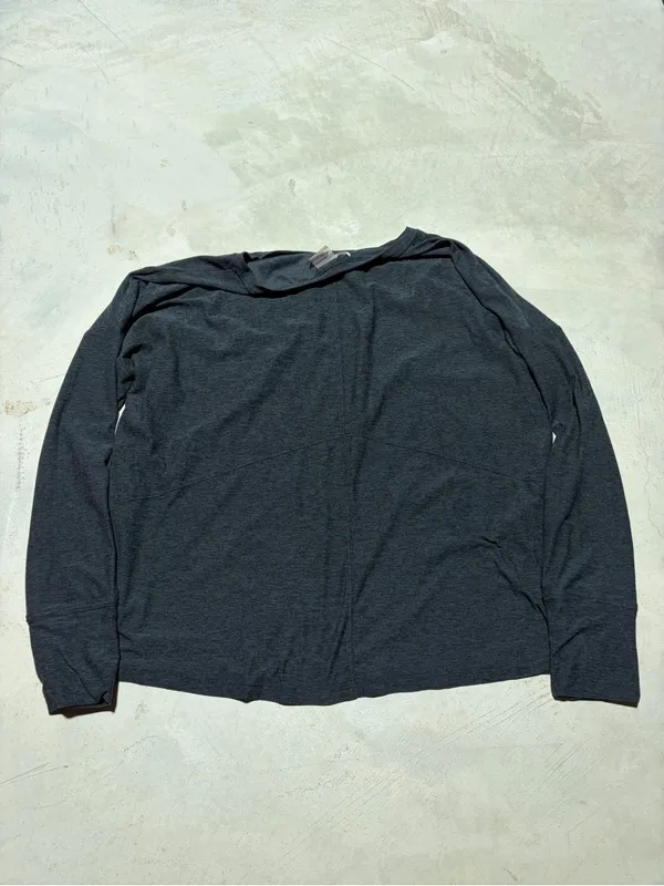 Calia Long Sleeve Crewneck Shirt gray medium - Image 10