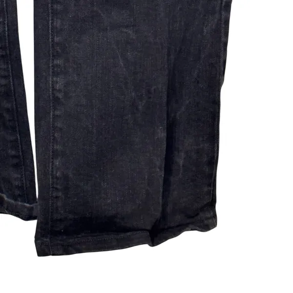 American Eagle outfitters Womens Jeans Straight Stretch Black Mid-Rise 18 Long - Image 4