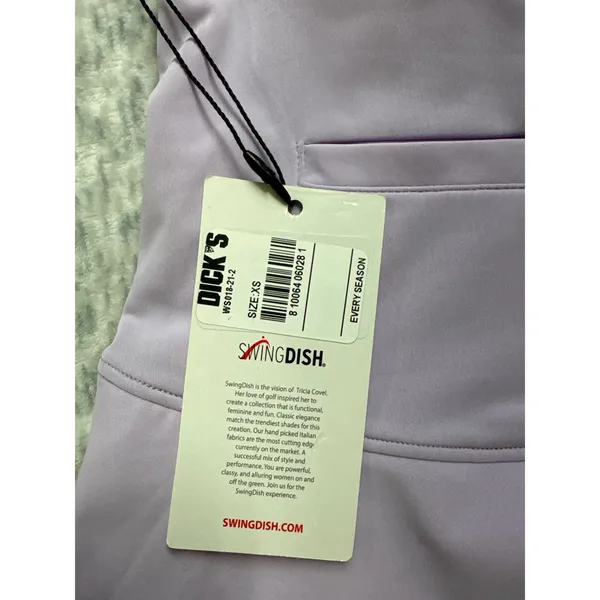 SwingDish Womens Lavender Purple White Layered Golf‎ Skort WS018-21-2 XS NWT - Image 5