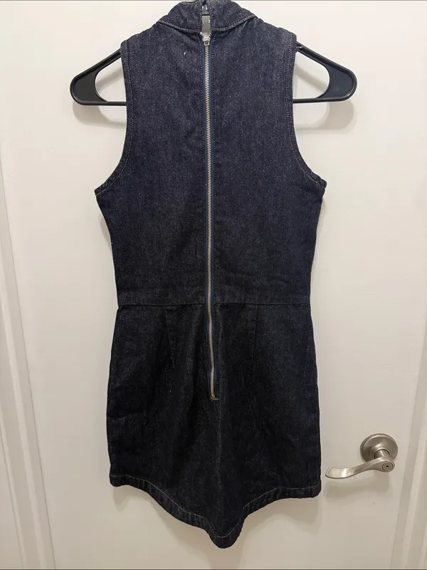 Amanda Uprichard Marshall Mini Dress in Indigo - Image 5
