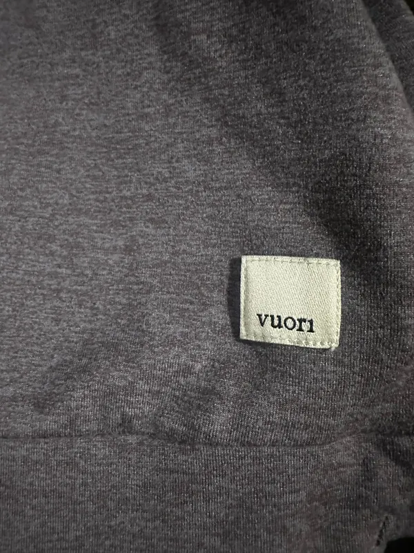 Heathered lavender Vuori halo cropped hoodie - Image 5