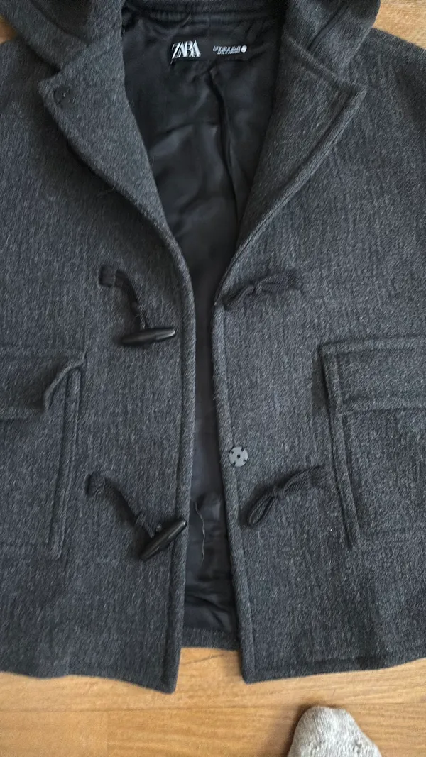 Zara wool toggle jacket  - Image 3