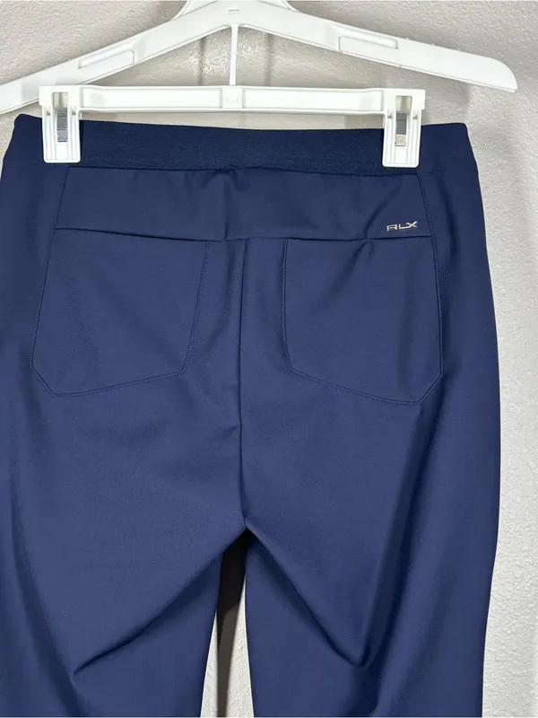 Nwt RLX Ralph Lauren Women's Golf Pants Navy Stretch Size 2 - Image 4