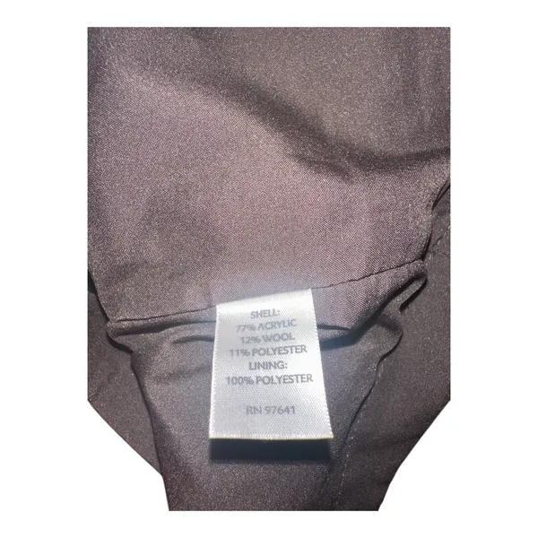 J.‎ Jill Brown Sequin Wool Blend Pencil Skirt, Size 26 - Image 6
