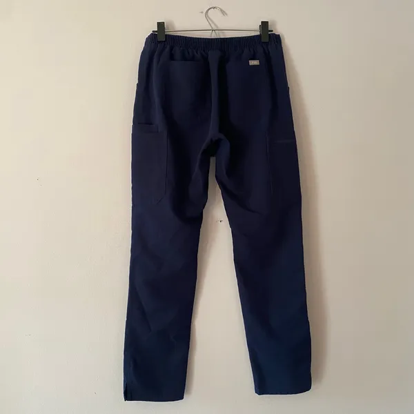 FIGS Navy Blue Yola Straight Leg Scrub Pants Uniform Nurse Dr Women's size Small - Image 5