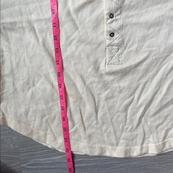 NEW Free People Vintage Combo Light Magic Henley Blouse Small - Image 10