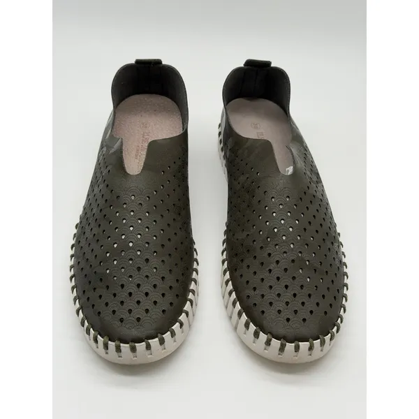 Ilse Jacobsen‎ Tulip Women's Shoes Green Leather 8 Casual Comfort - Image 3