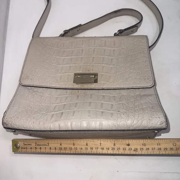 Kate Spade Orchard Valley Doris Soft Taupe Large Satchel Shoulder Bag FAIR CONDI - Image 11