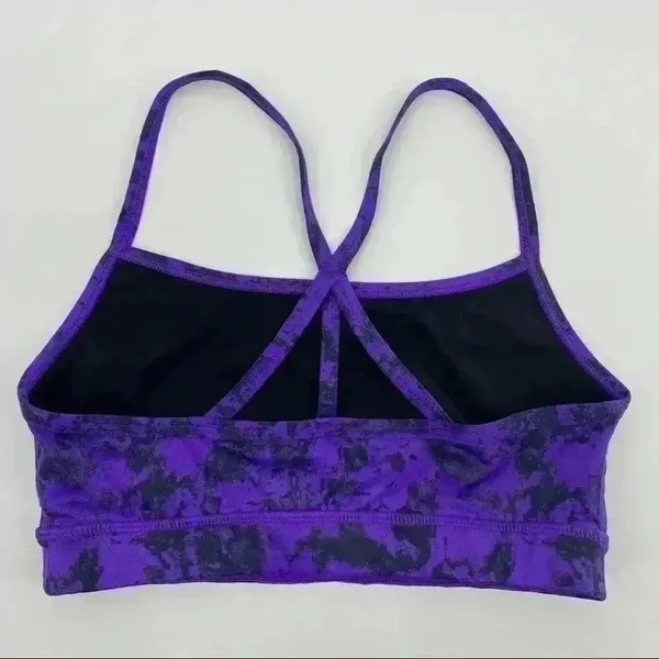 Z By Zella‎ Elite Purple & Black Sports Bra Size XS - Image 3
