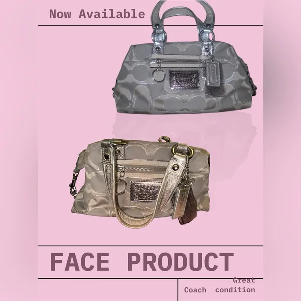 Coach Elegant Gray Designer‎ Handbag - Image 3