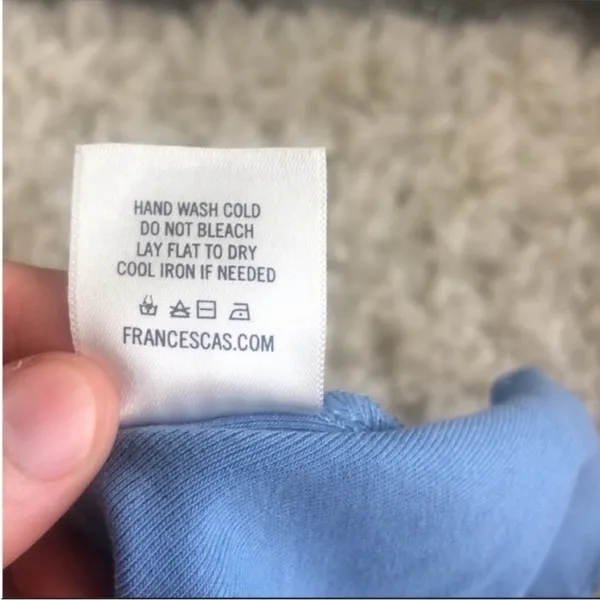 Francesca's Size Small Blue Crop Top New With Tags - Image 7