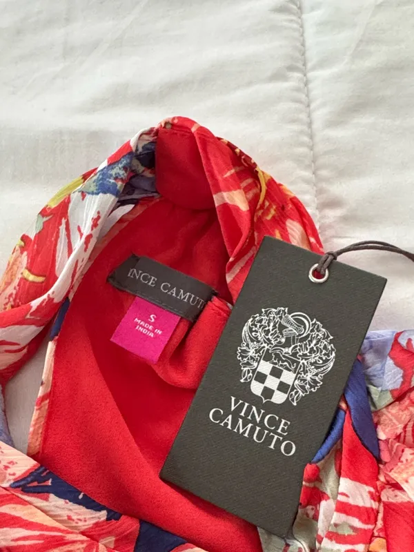 NWT Vince Camuto floral halter dress size small - Image 4