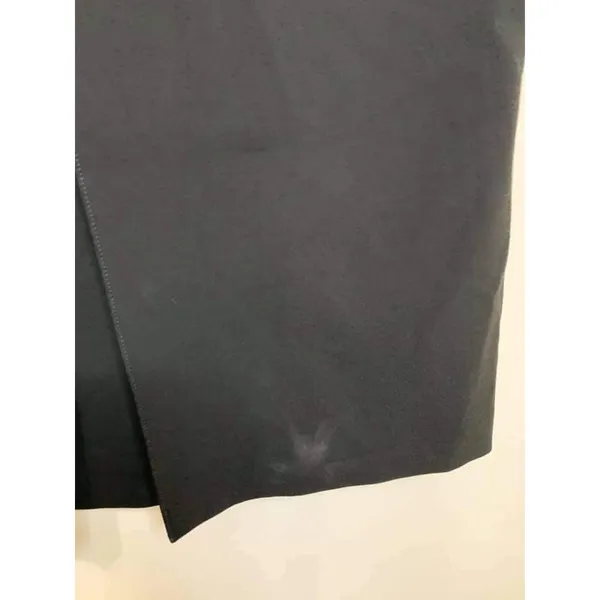 Alice + Olivia employed Women's Black Mock Neck Pleated Shift Dress‎ Size 12 - Image 3