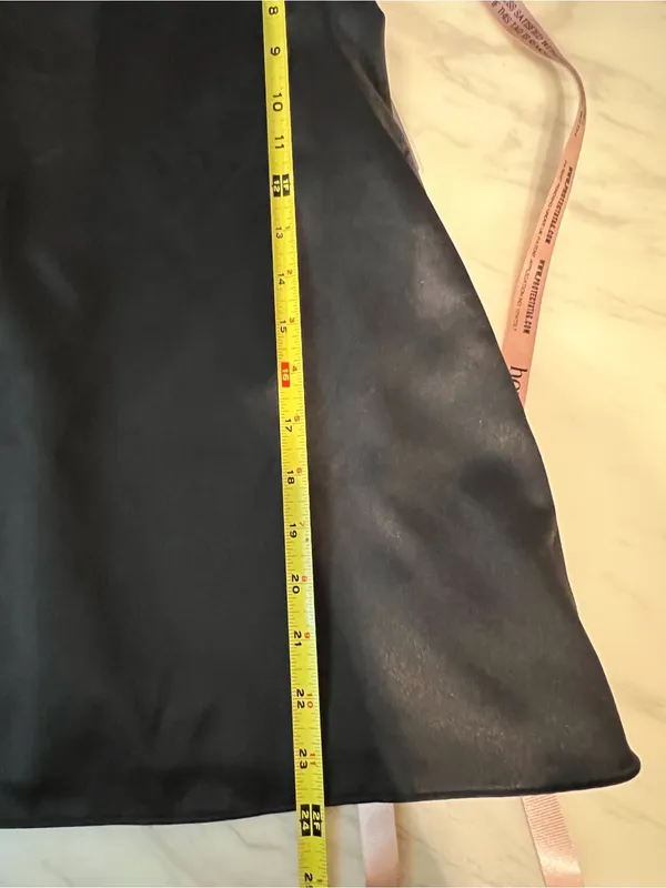 House of CB Kara Black Satin Mini Dress XS Bustier Fit & Flare NWT - Image 8