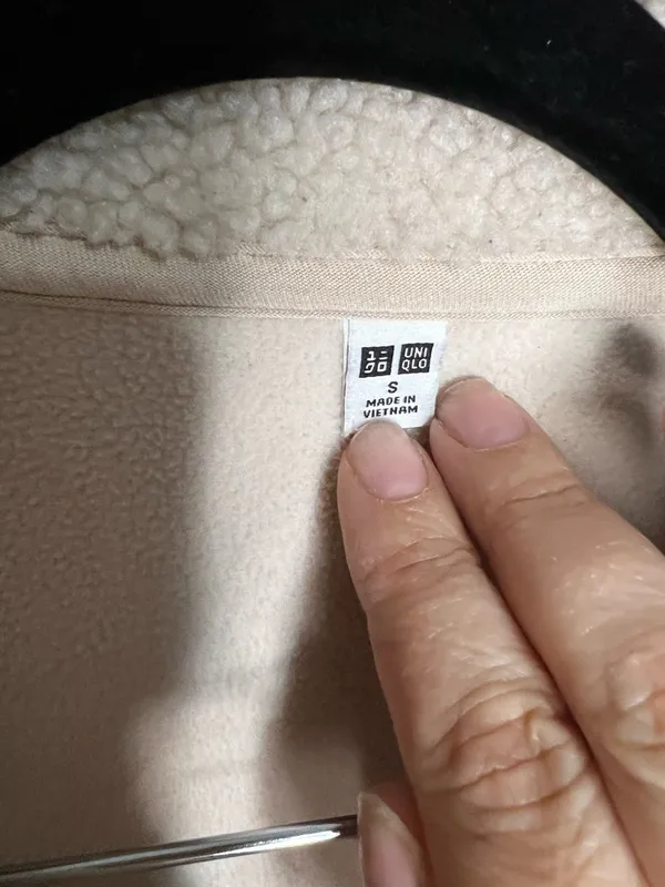 Uniqlo Teddy Sherpa Cream‎ Cozy Full Zip Jacket - Image 6